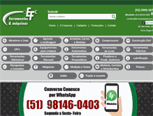Tablet Screenshot of ferramentasef.com.br